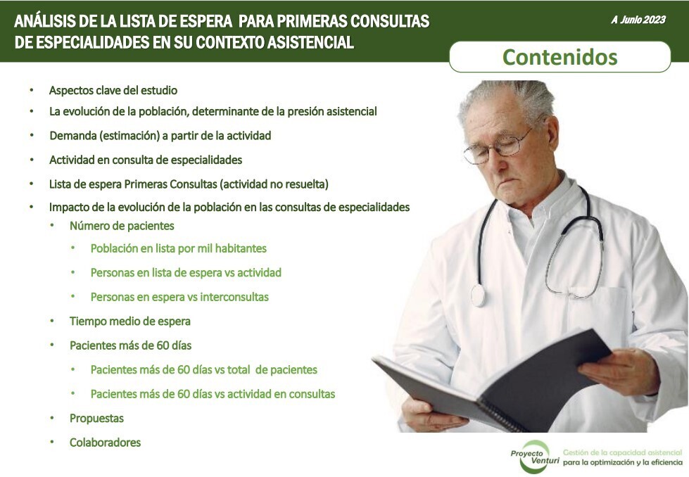 Análisis de la lista de espera para primeras consultas de especialidades en su contexto asistencial - Imagen 2