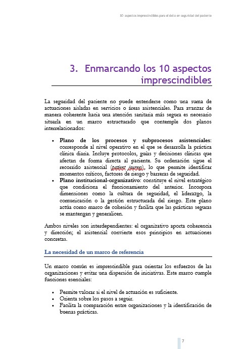 10 aspectos imprescindibles para el éxito en seguridad del paciente - Imagen 4