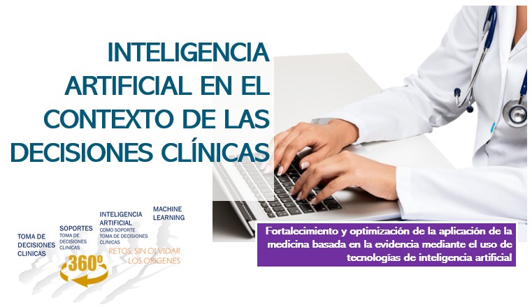 Portada IA Inteligencia artificial aplicada al apoyo en decisiones clínicas
