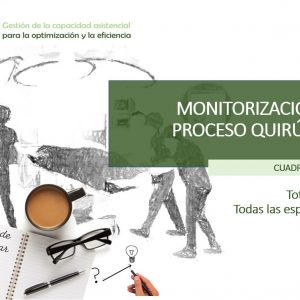 Portada del informe Proyecto Venturi sobre monitorización del proceso quirúrgico en España. Total nacional y todas las especialidades. Mayo 2022