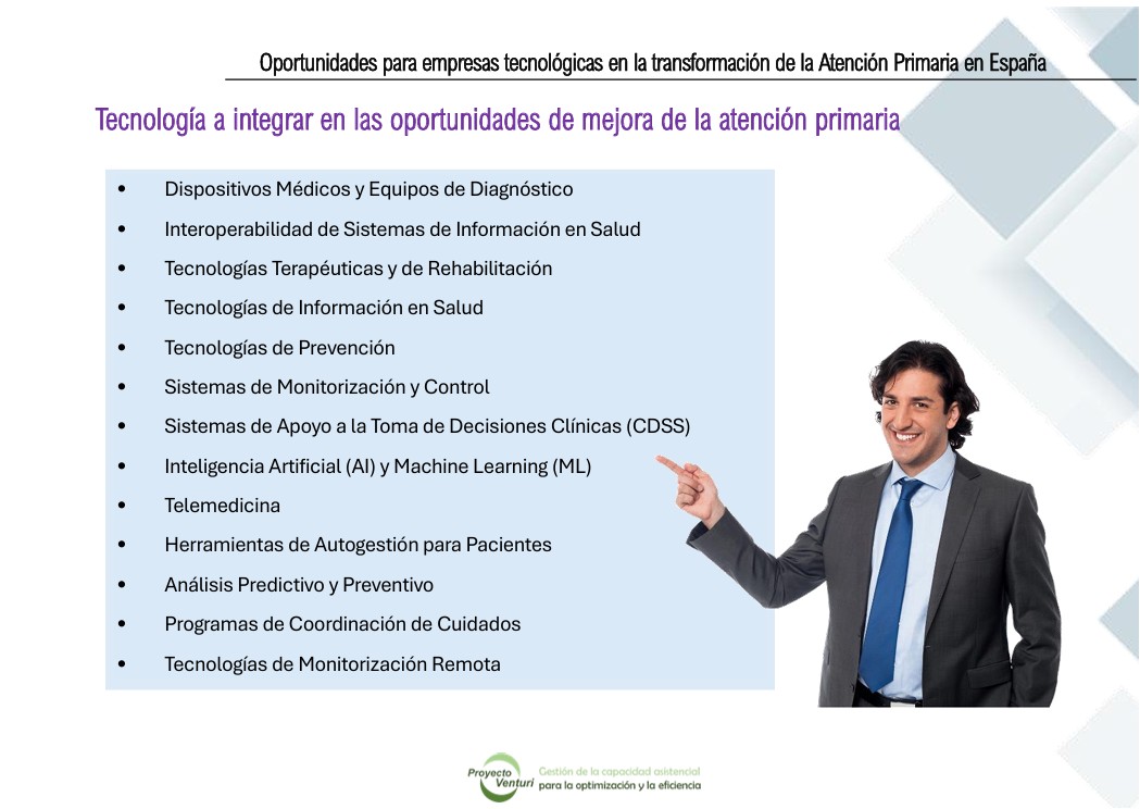 Oportunidades para empresas tecnológicas en la transformación de la Atención Primaria en España - Imagen 3